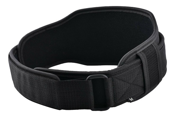 SMALL BLACK WEIGHT LIFTING BELT GYM TRAINING NEOPRENE FITNESS WORKOUT DOUBLE SUPPORT